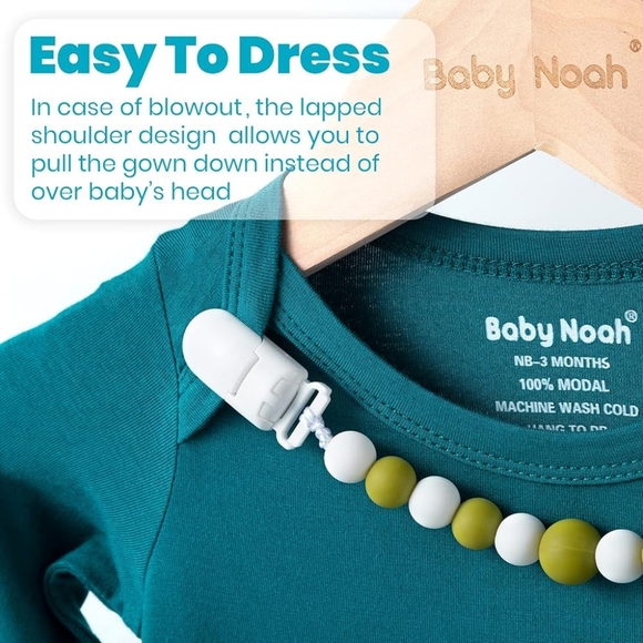 Baby Noah gown set - Picture 4 of 7